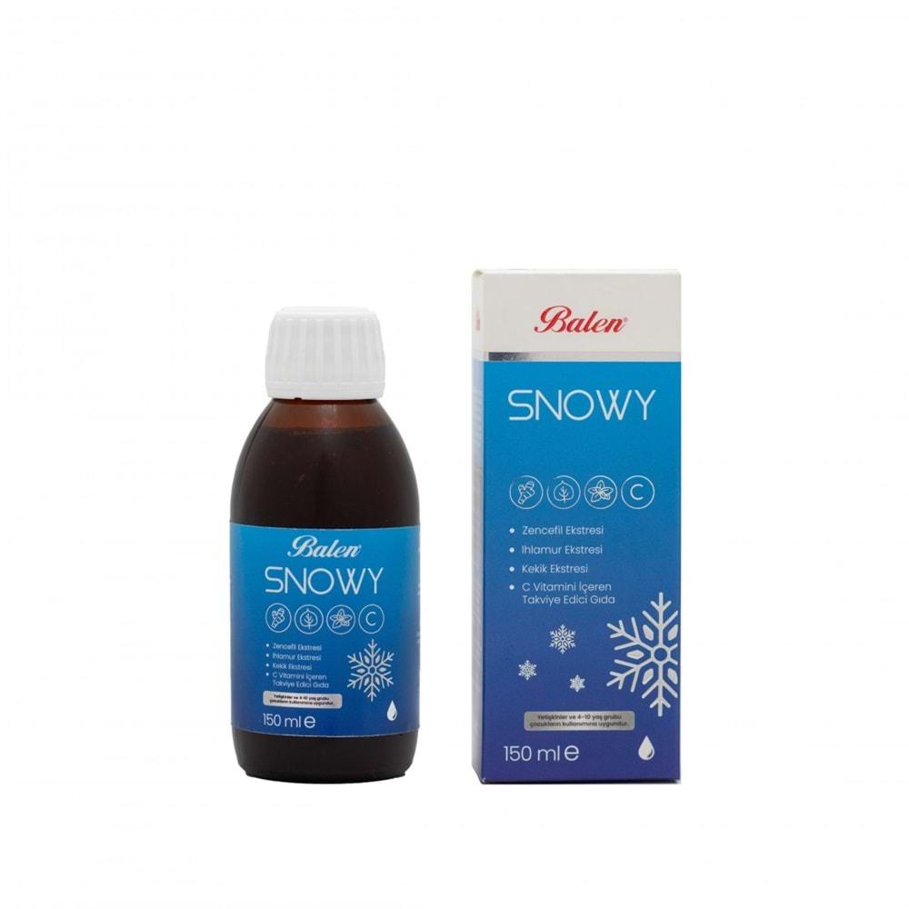 BALEN SNOWY BİTKİ EKS. VE C VİTAMİNİ İÇEREN ŞURUP 150 ML