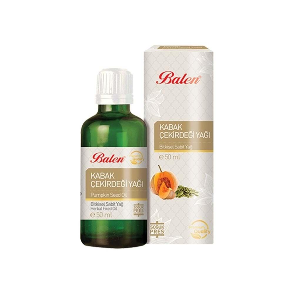 BALEN KABAK ÇEKİRDEĞİ YAĞI (Soğuk Pres) 50 ML