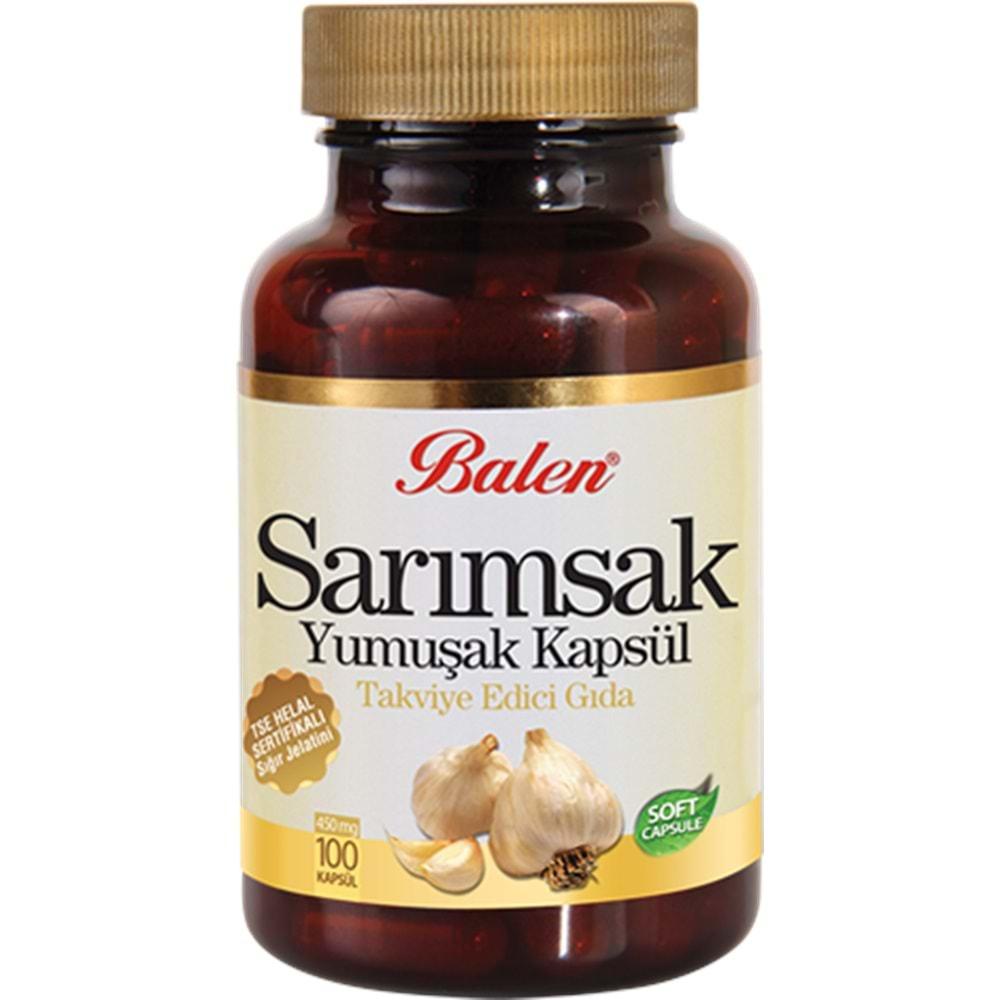 BALEN SARIMSAK YAĞI YUMUŞAK KAPSÜL 450 MG *100