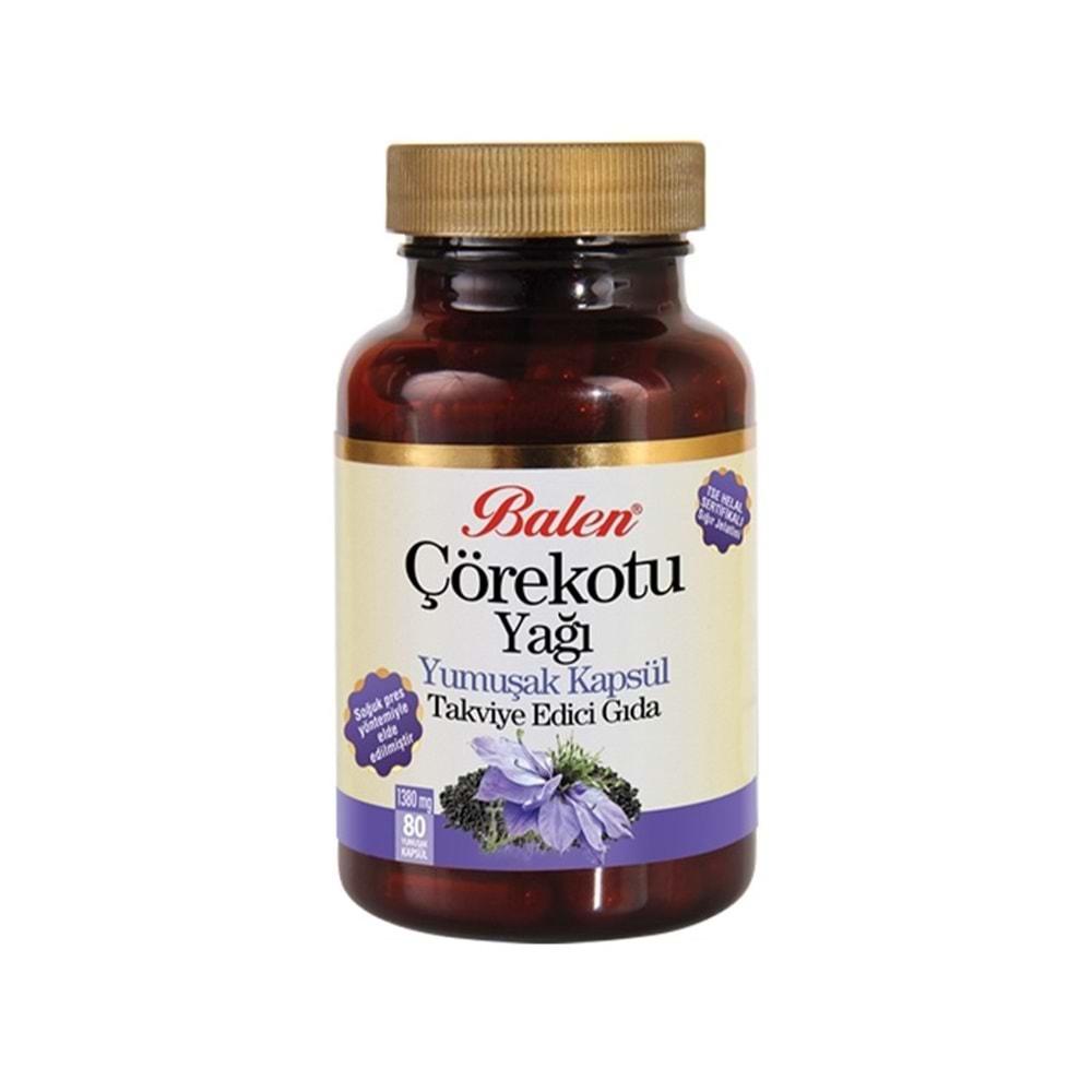 BALEN ÇÖREKOTU YAĞI YUMUŞAK KAPSÜL 1380 MG *80