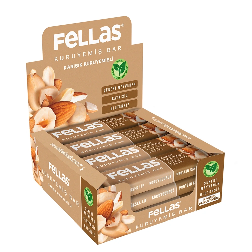 FELLAS KARIŞIK KURUYEMİŞLİ BAR 30 G