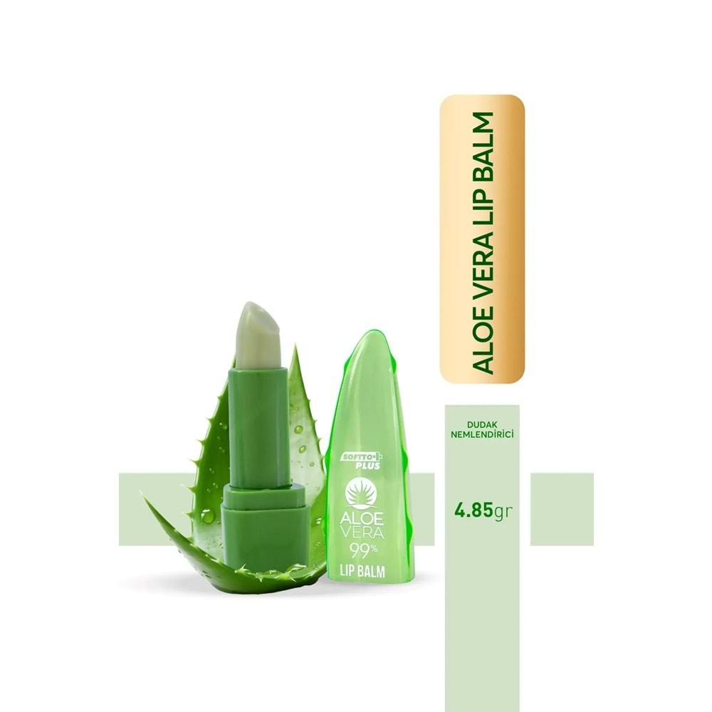 SOFTTO PLUS ALOE VERA LIP BALM 4,85 G