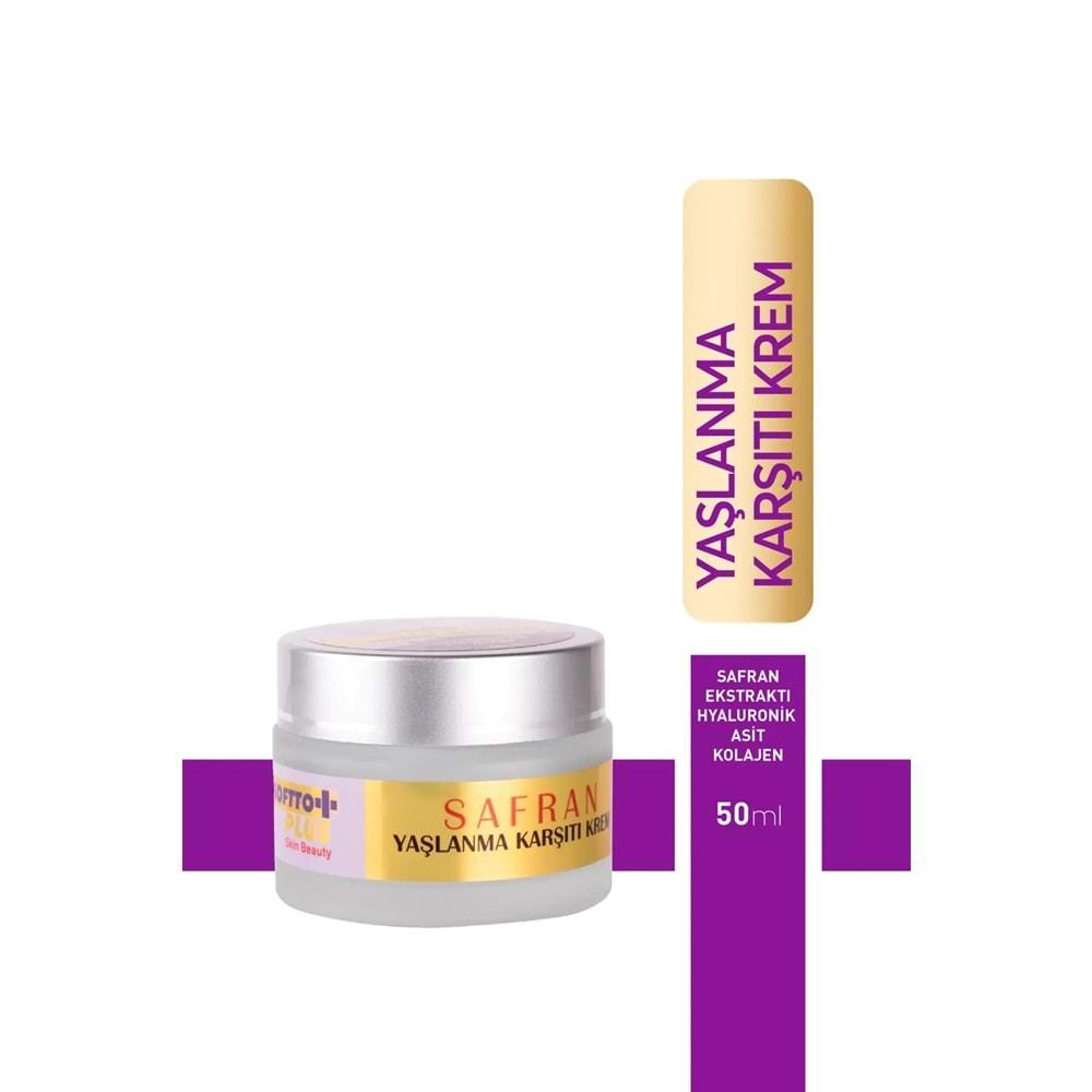 SOFTTO PLUS SAFRAN YAŞLANMA KARŞITI CİLT KREM 50 ML