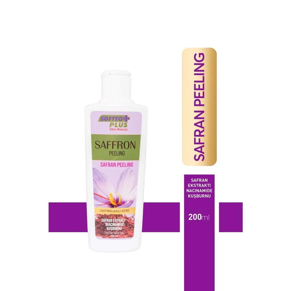 SOFTTO PLUS SAFRAN PEELİNG T.CİLTLER İÇİN 200 ML