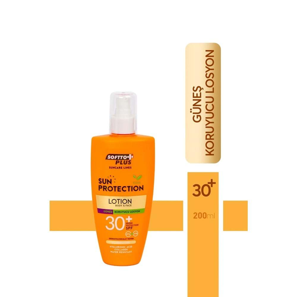 SOFTTO PLUS GÜNEŞ KORUYUCU LOSYON SPF 30 200 ML