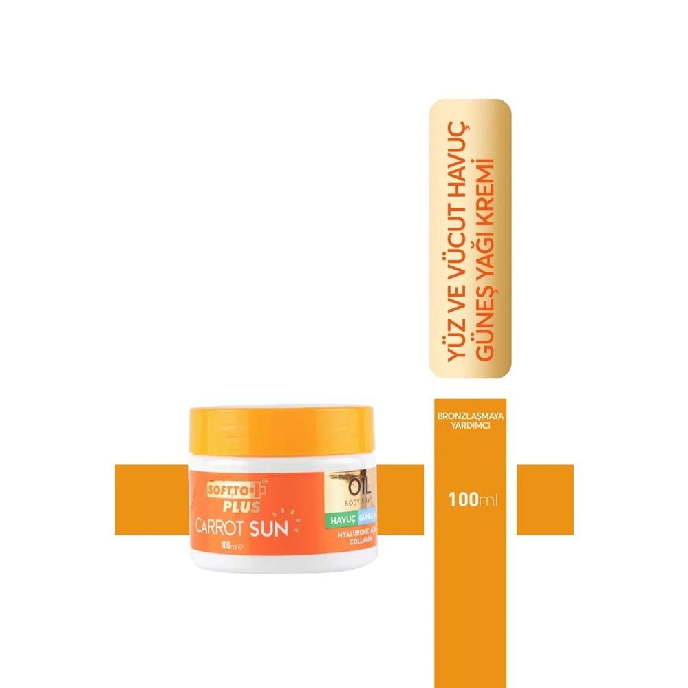 SOFTTO PLUS HAVUÇ GÜNEŞ YAĞI 100 ML