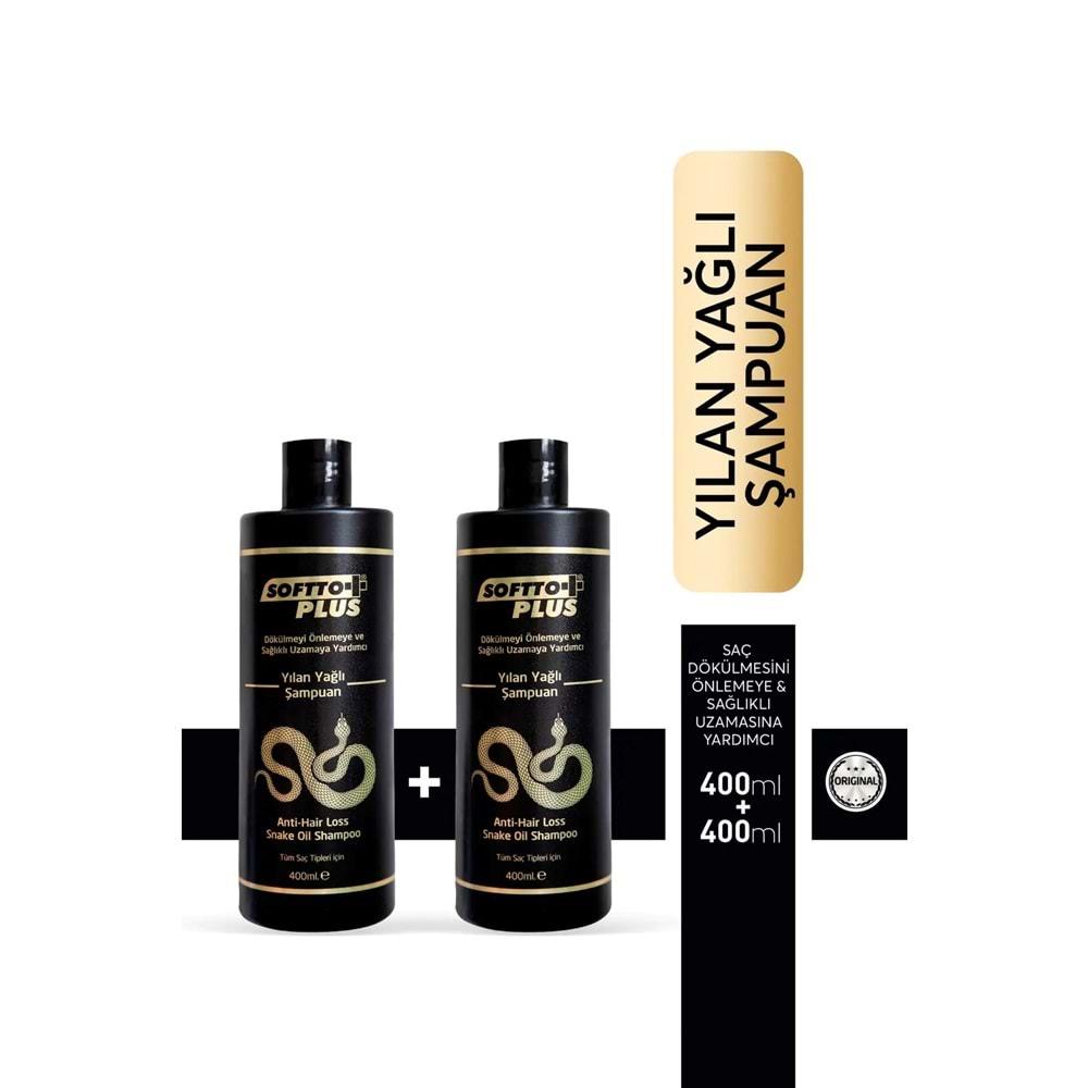 SOFTTO PLUS YILAN YAĞLI ŞAMPUAN 400 ML 2 Lİ
