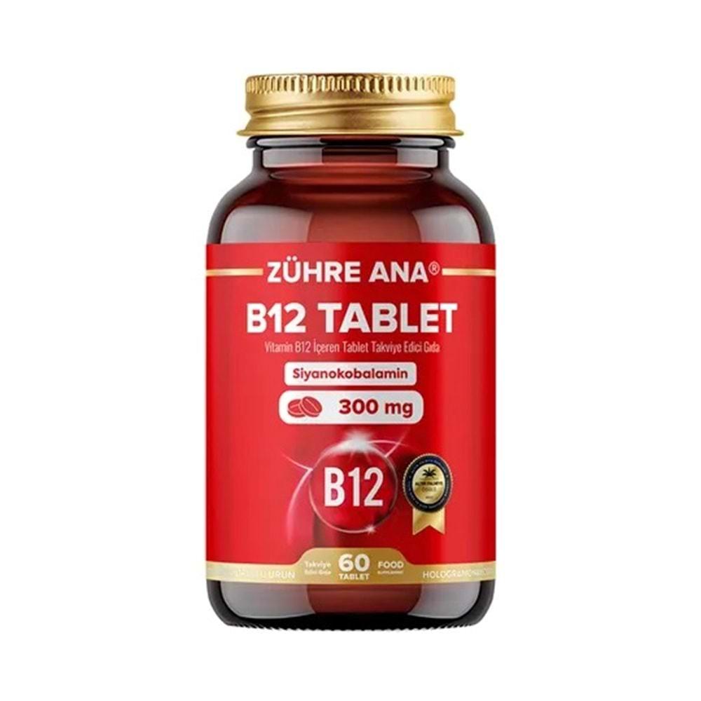 ZÜHRE ANA VİTAMİN B12 TABLET 300 MG / 60 TABLET
