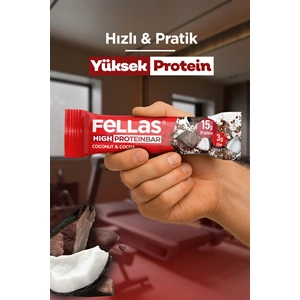 FELLAS YÜKSEK PROTEİN BAR - HİNDİSTAN CEVİZİ VE KAKAO 45 G