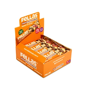 FELLAS YÜKSEK PROTEİN BAR - YER FISTIĞI VE KAKAO 45 G