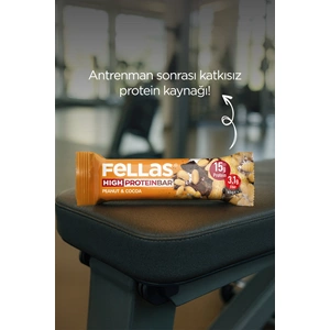FELLAS YÜKSEK PROTEİN BAR - YER FISTIĞI VE KAKAO 45 G