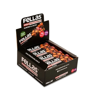 FELLAS YÜKSEK PROTEİN BAR - BADEM VE KAKAO 45 G