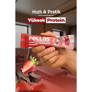 FELLAS YÜKSEK PROTEİN BAR - ÇİLEK 45 G
