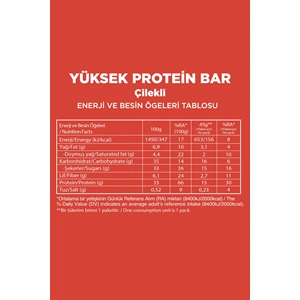 FELLAS YÜKSEK PROTEİN BAR - ÇİLEK 45 G