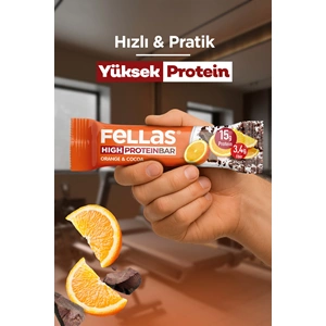 FELLAS YÜKSEK PROTEİN BAR - PORTAKAL & KAKAO 45 G