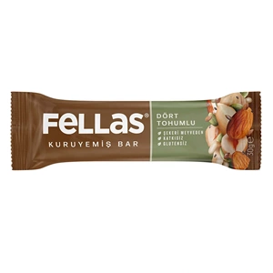 FELLAS DÖRT TOHUMLU KURUYEMİŞ BAR 30 G