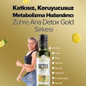 ZÜHRE ANA DETOX GOLD SİRKESİ DOĞAL FERMANTASYON 250 ML