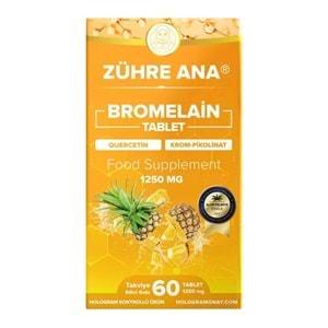 ZÜHRE ANA BROMELAİN TABLET 1250 MG / 60 TABLET