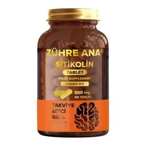 ZÜHRE ANA SİTİKOLİN TABLET 500 MG / 60 TABLET