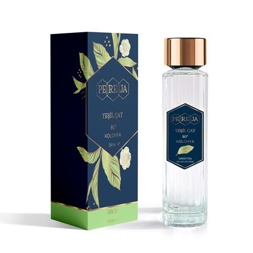 PEREJA YEŞİL ÇAY KOLONYASI CAM ŞİŞE 250 ML