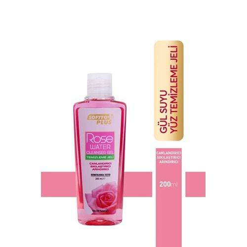 SOFTTO PLUS GÜL SUYU YÜZ YIKAMA JELİ 200 ML