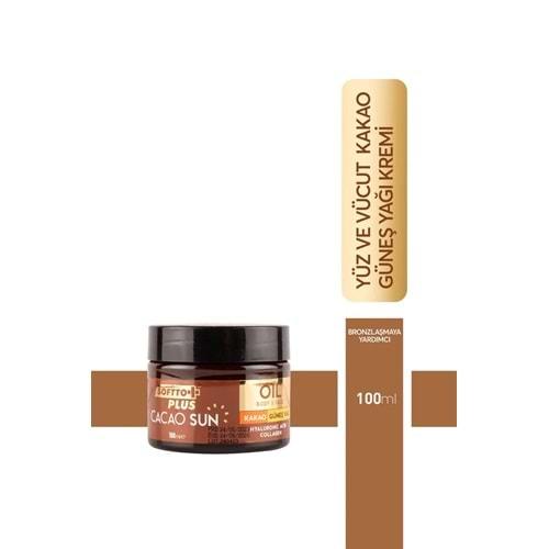 SOFTTO PLUS KAKAO GÜNEŞ YAĞI 100 ML