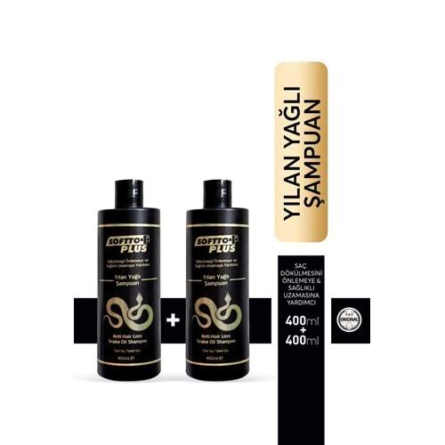 SOFTTO PLUS YILAN YAĞLI ŞAMPUAN 400 ML 2 Lİ