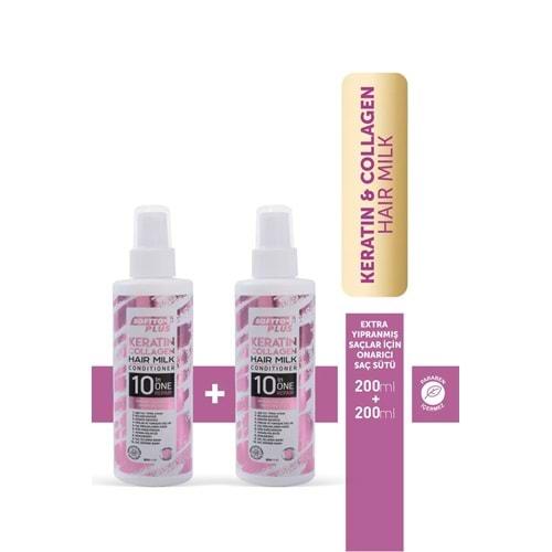 SOFTTO PLUS KERATİN & KOLAJEN SAÇ SÜTÜ 200 ML 2 ADET