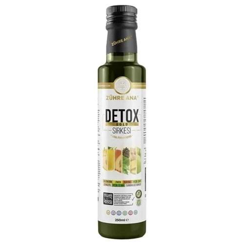 ZÜHRE ANA DETOX GOLD SİRKESİ DOĞAL FERMANTASYON 250 ML